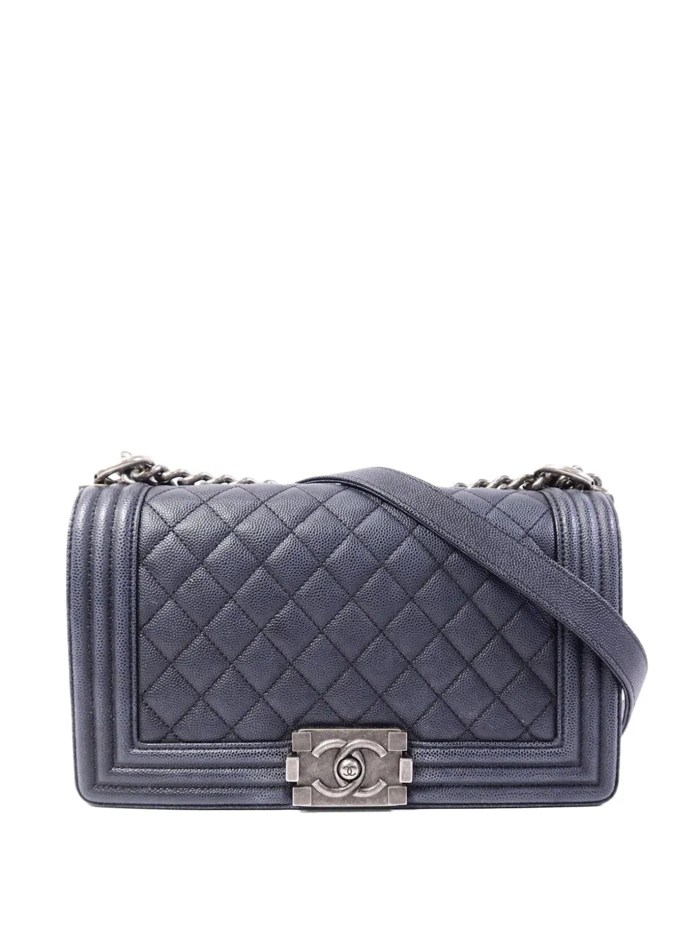 CHANEL Pre-Owned 25 Boy quilted shoulder bag - Blau