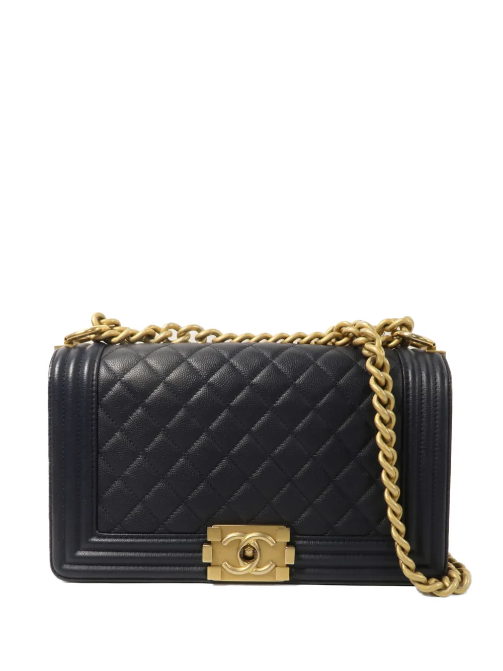 CHANEL Pre-Owned Boy quilted shoulder bag - Blu