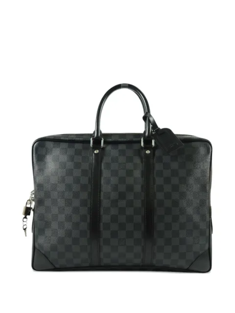 Louis Vuitton Pre-Owned Damier Graphite Porte-Documents Voyage briefcase