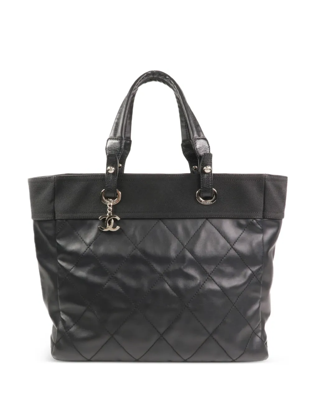 CHANEL Pre-Owned CC quilted tote bag - Nero