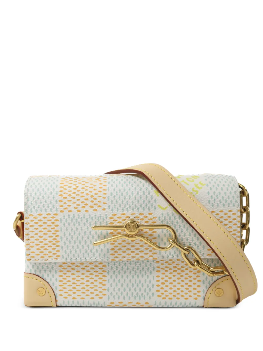 Louis Vuitton Pre-Owned Steamer Damier Heritage shoulder bag - Bianco