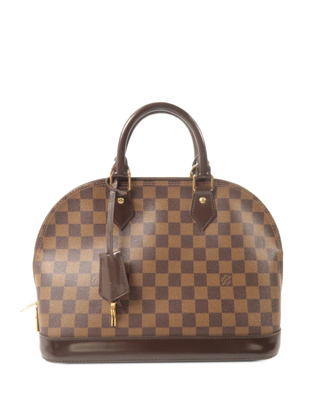 Louis Vuitton Pre-Owned PM Alma Damier Ebene tote bag - Marrone