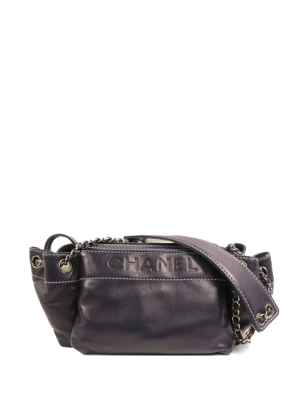 CHANEL Pre-Owned CC Accordion shoulder bag - Blu
