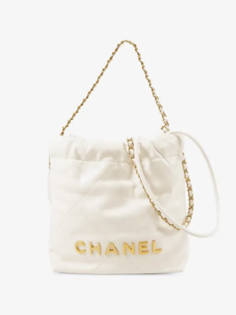 CHANEL Pre-Owned mini C22 quilted shoulder bag