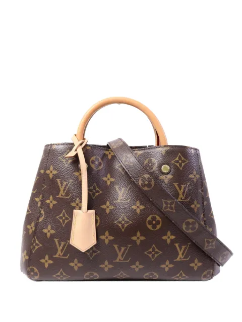 Louis Vuitton Pre-Owned BB Montaigne Monogram-pattern tote bag