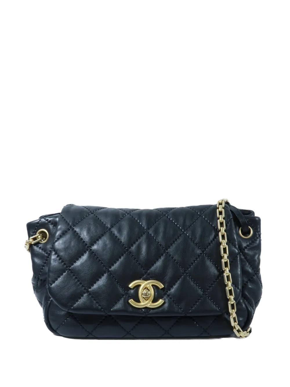 CHANEL Pre-Owned CC turn-lock chain shoulder bag - Nero