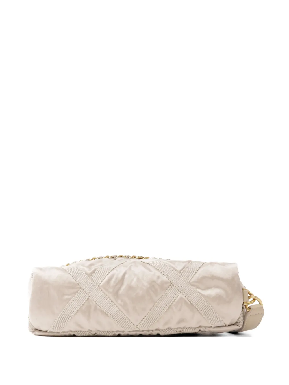 CHANEL Pre-Owned CC turn-lock diamond-quilted tote bag - Neutrals