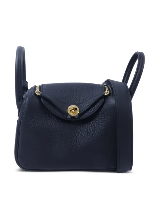 Hermès Pre-Owned mini Lindy leather shoulder bag