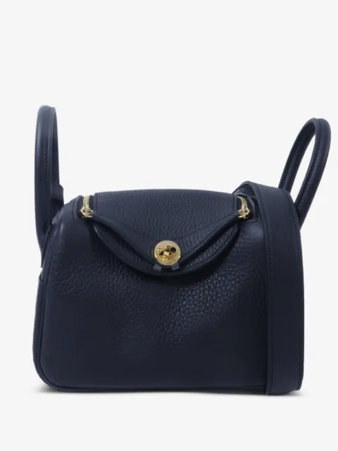 Hermès Pre-Owned mini Lindy leather shoulder bag