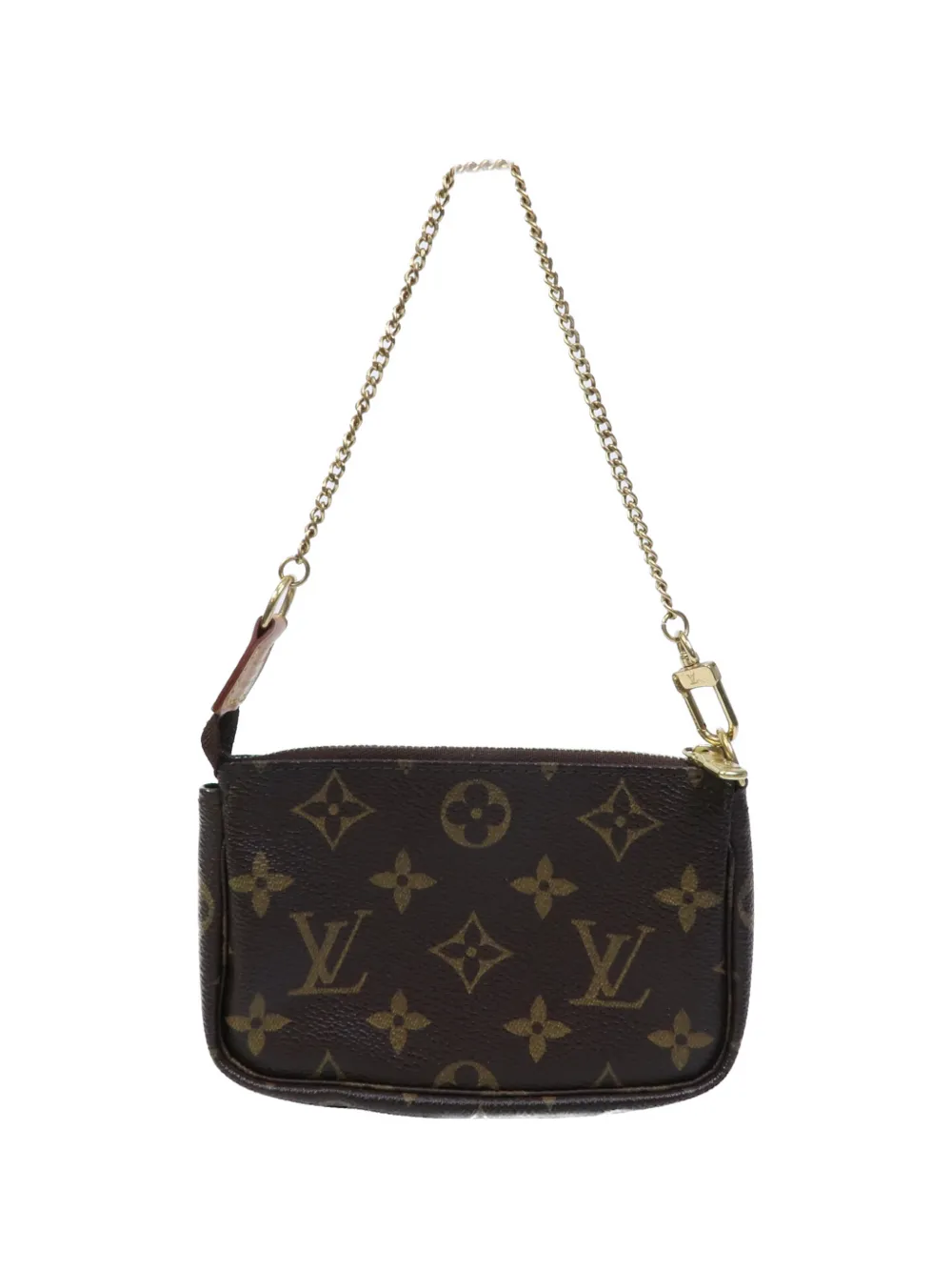Louis Vuitton Pre-Owned Monogram Mini Pochette Accessoires shoulder bag - Braun