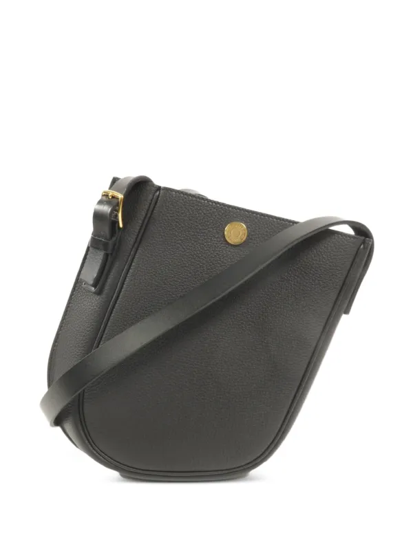 Hermès Pre-owned 2022 21 Cavaliere Perspective Shoulder Bag in Black