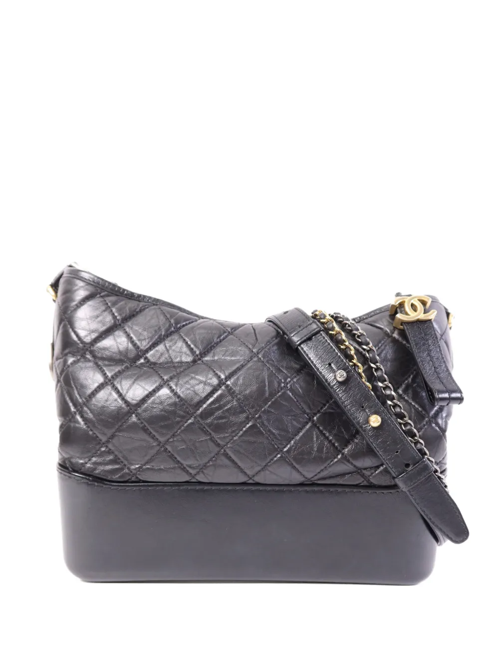 CHANEL Pre-Owned medium Gabrielle quilted shoulder bag - Black