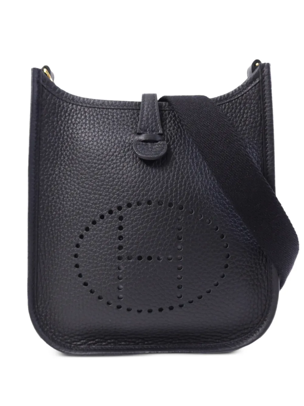 Hermès Pre-Owned TPM Evelyne calfskin shoulder bag - Nero