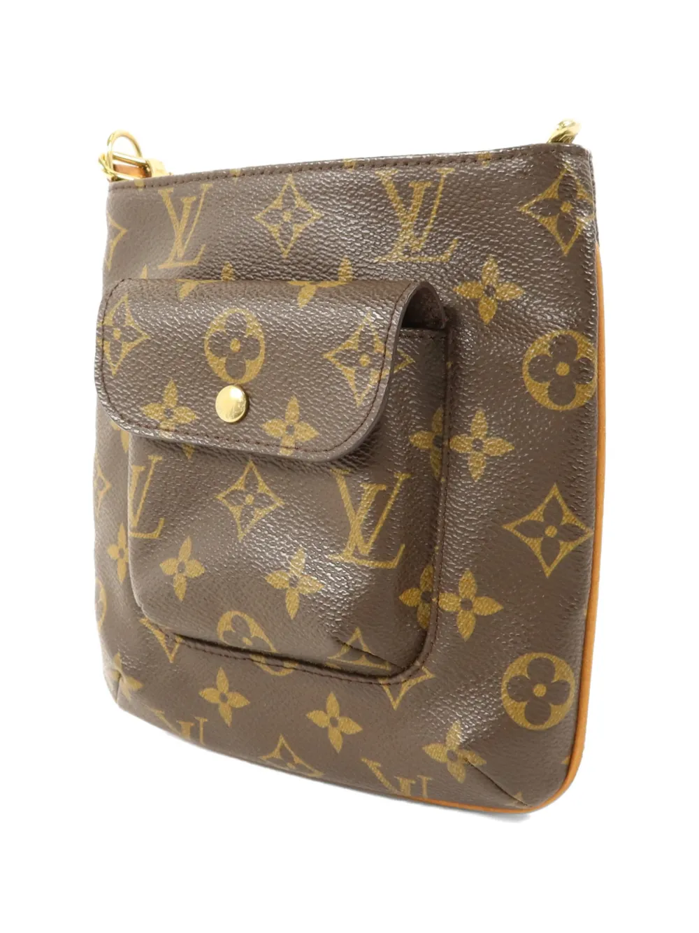 Louis Vuitton Pre-Owned Monogram Partition Clutch Bag | Brown