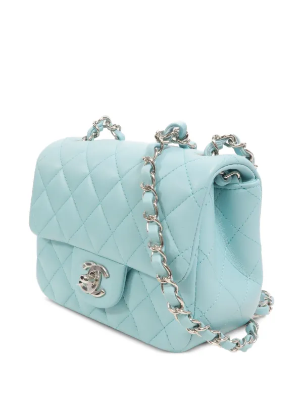 CHANEL Pre-Owned 17 CC turn-lock Classic Flap Leather Shoulder Bag