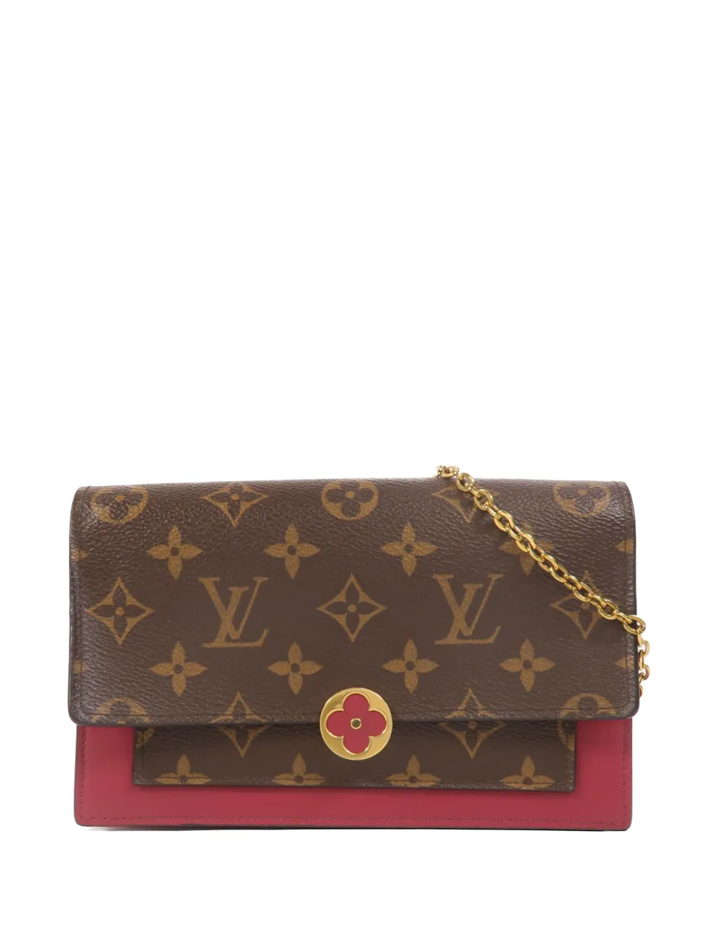 Louis Vuitton Pre-Owned Flore monogram-pattern shoulder bag - Marrone
