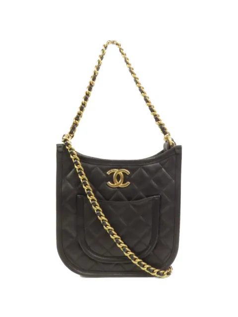 CHANEL Pre-Owned CC quilted shoulder bag