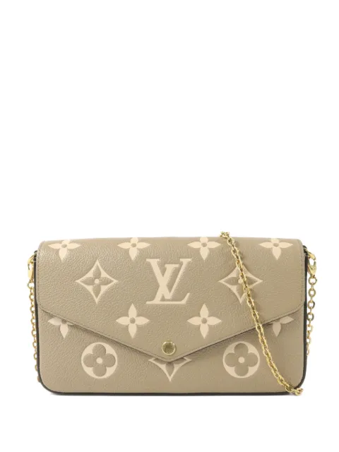 Louis Vuitton Pre-Owned Felicie Monogram-pattern clutch bag