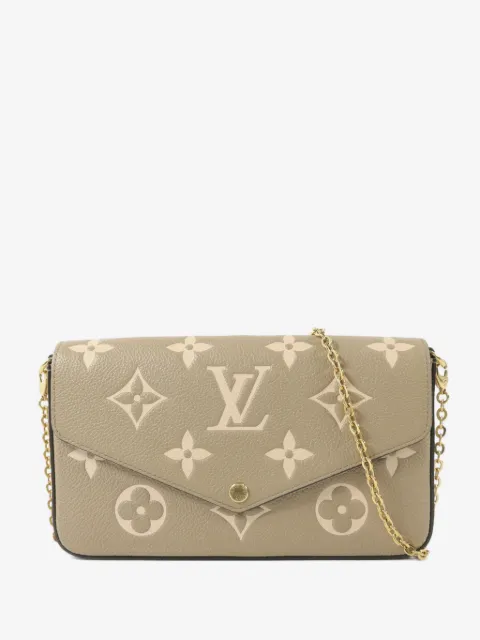 Louis Vuitton Pre-Owned Felicie Monogram-pattern clutch bag