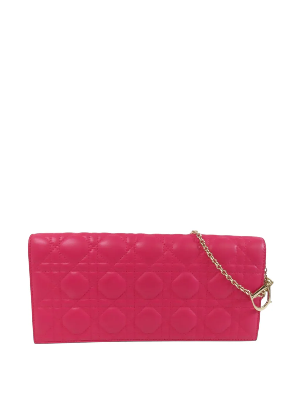 Christian Dior Pre-Owned Cannage chain shoulder bag - Rosa
