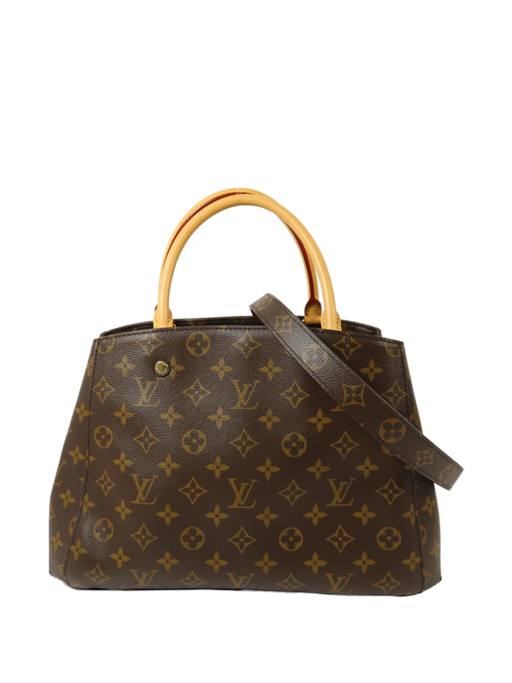 Louis Vuitton Pre-Owned Monogram Montaigne MM shoulder bag - Marrone