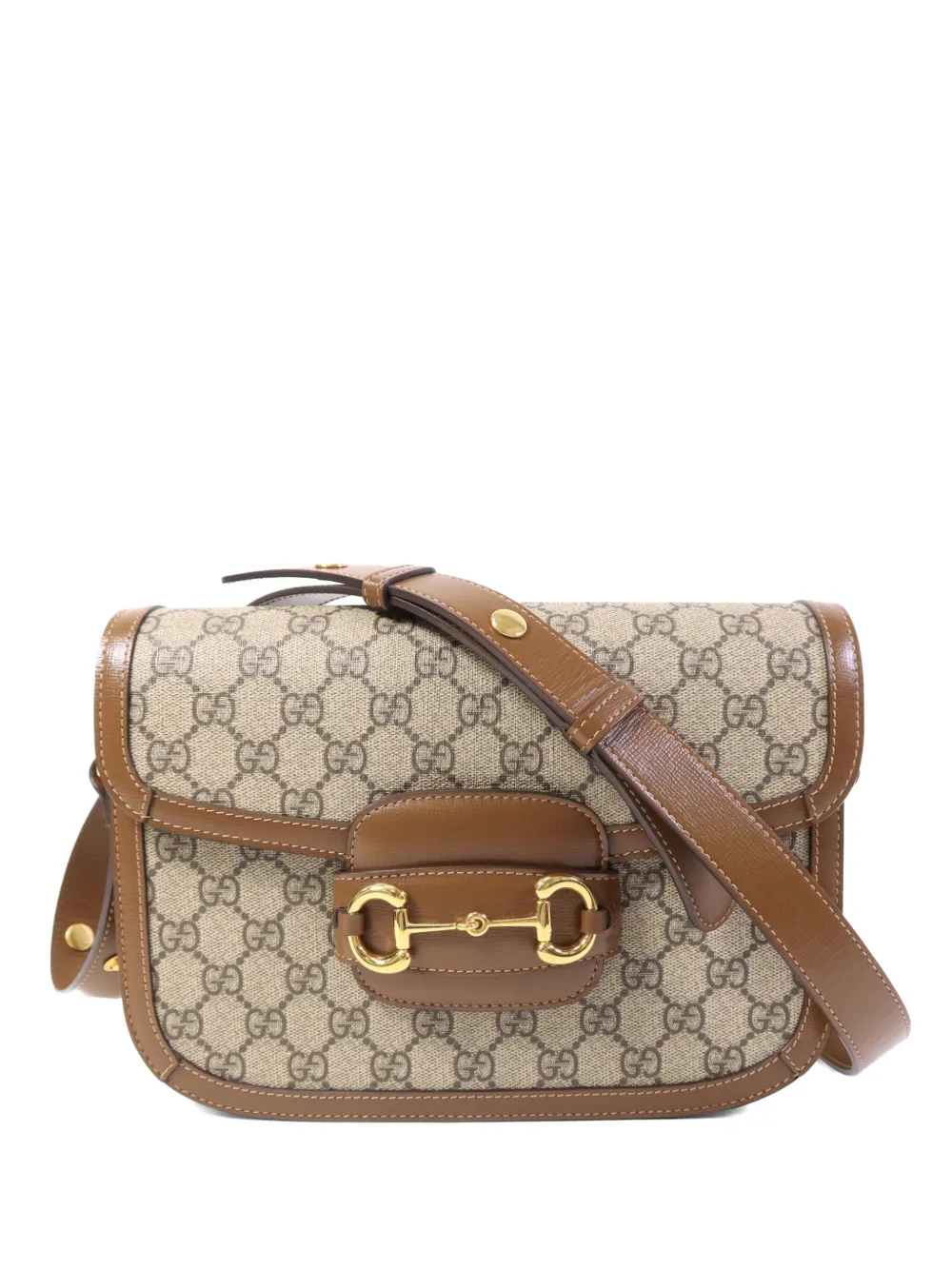Gucci Pre-Owned Horsebit 1955 shoulder bag - Neutrals