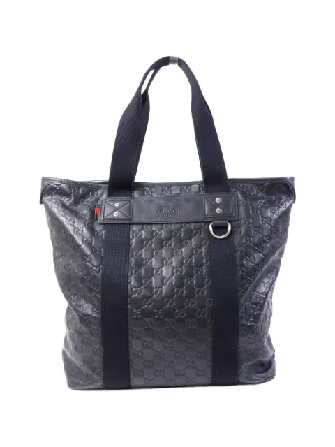 Gucci Pre-Owned GG Supreme leather tote bag