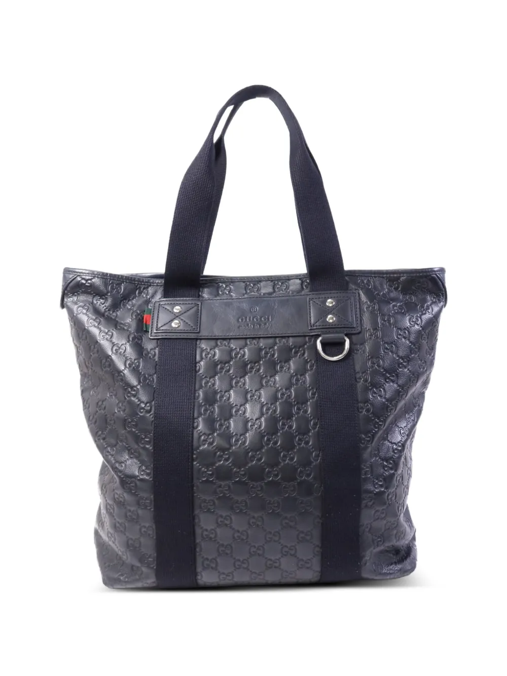 Gucci Pre-Owned GG Supreme leather tote bag - Nero