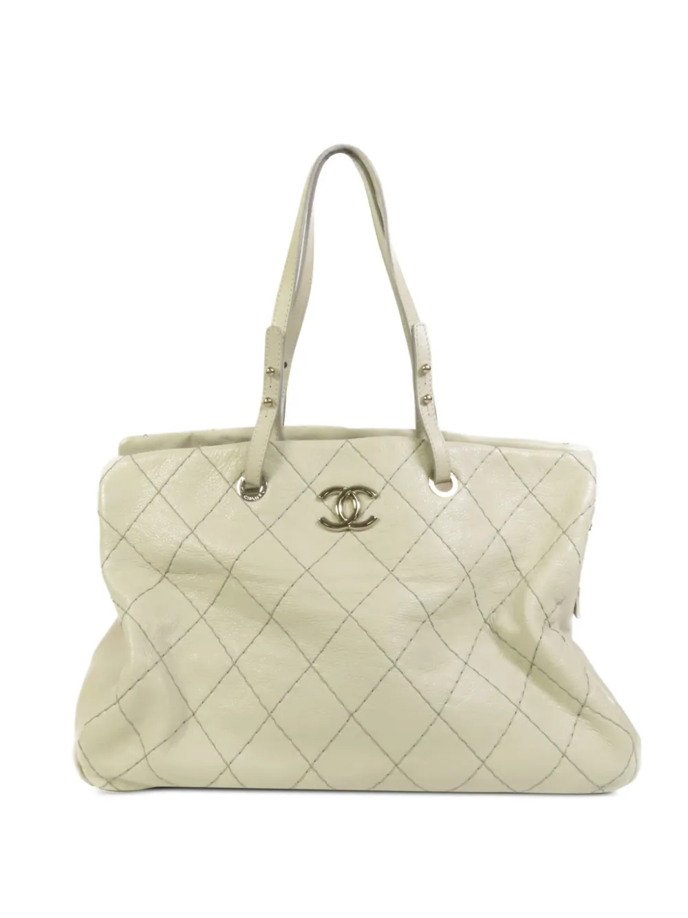 CHANEL Pre-Owned quilted CC shoulder bag - Toni neutri