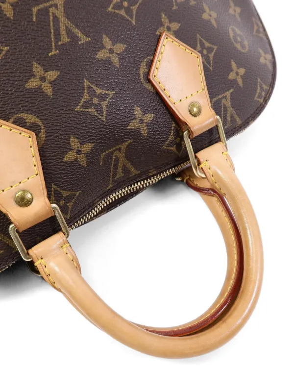 Louis Vuitton Pre-Owned PM Alma Monogram Tote Bag | Brown | FARFETCH