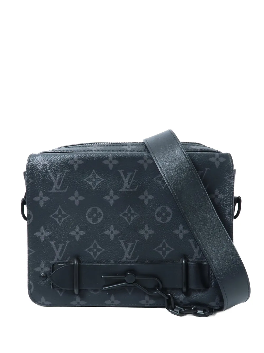 Louis Vuitton Pre-Owned Steamer Monogram Eclipse shoulder bag - Nero