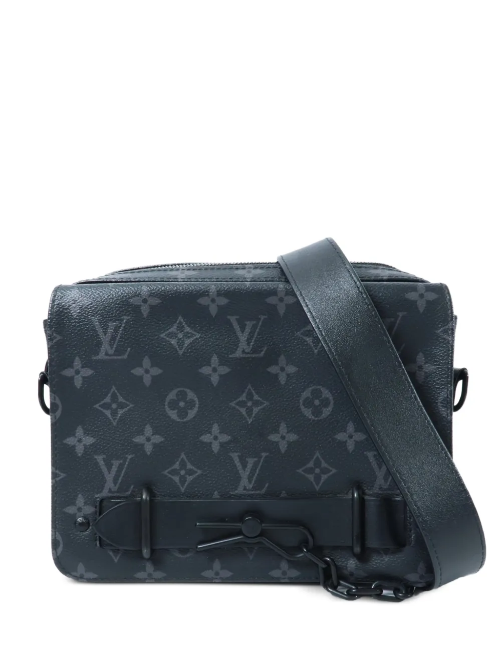Louis Vuitton Pre-Owned Steamer Monogram Eclipse shoulder bag - Nero