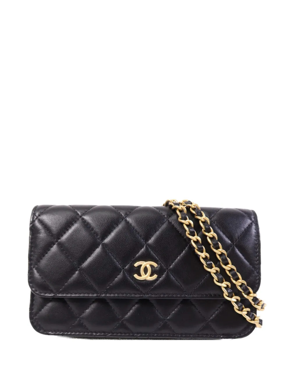 CHANEL Pre-Owned CC diamond-quilting shoulder bag - Nero