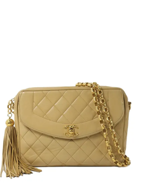 CHANEL Pre-Owned CC turn-lock tassel-detail shoulder bag