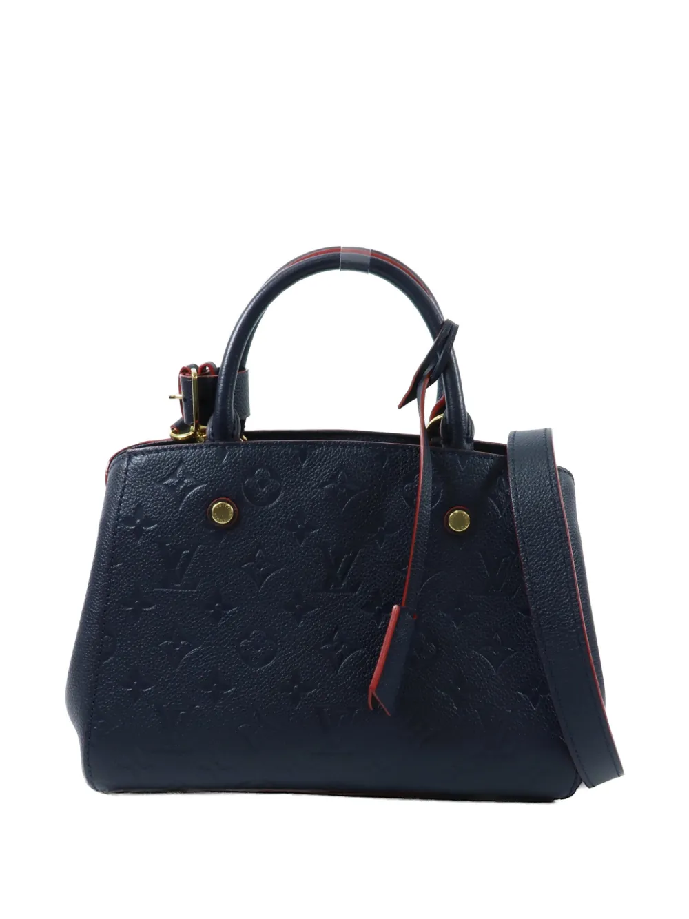 Louis Vuitton Pre-Owned Monogram Empreinte Montaigne BB tote bag - Blu