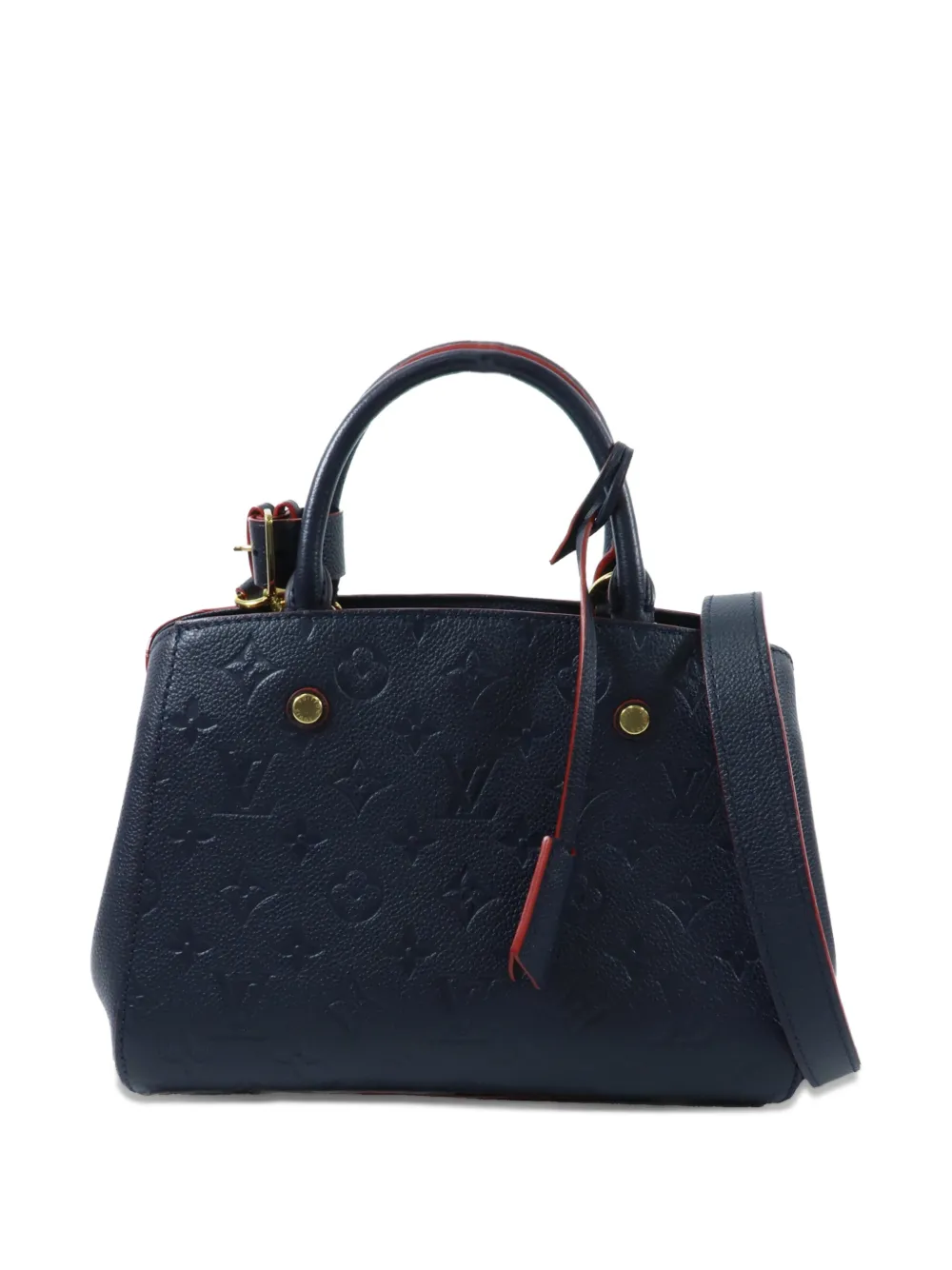 Louis Vuitton Pre-Owned Monogram Empreinte Montaigne BB tote bag - Blu