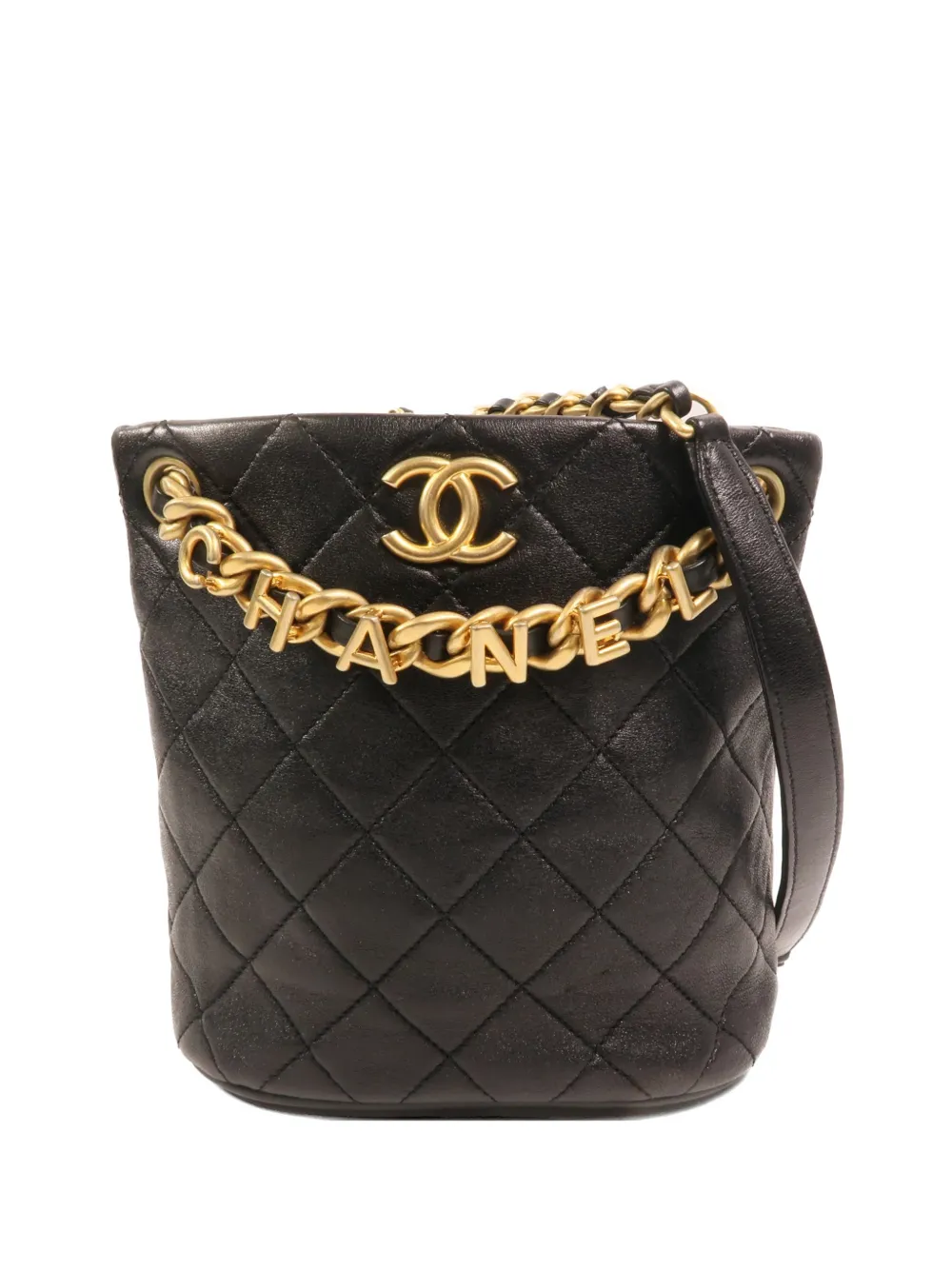 CHANEL Pre-Owned CC quilted shoulder bag - Black