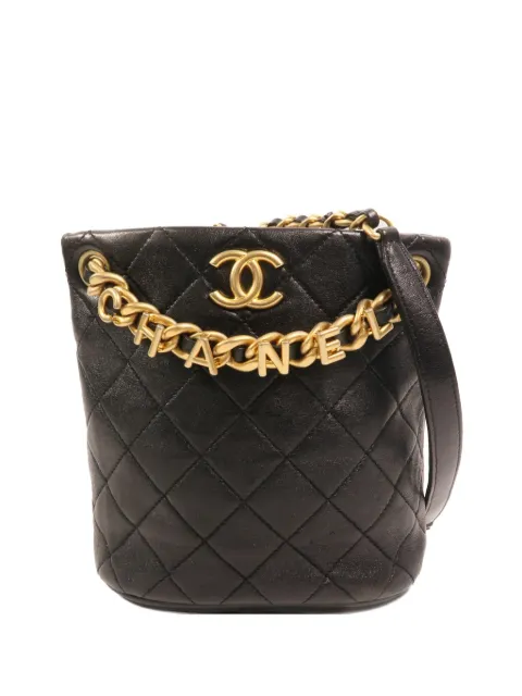 CHANEL Pre-Owned Gesteppte Schultertasche mit CC-Logo