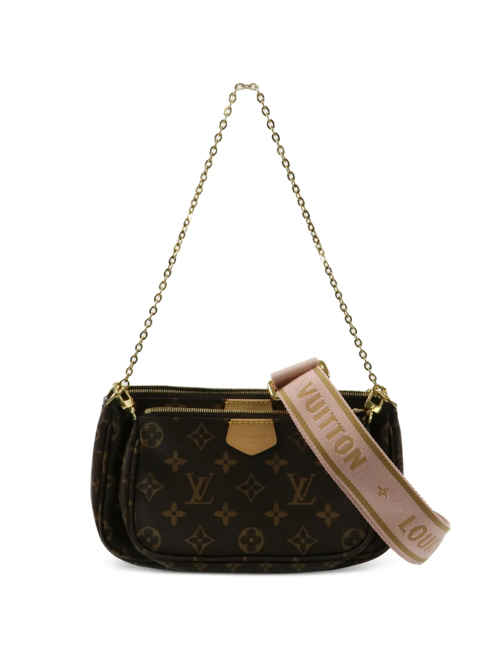 Louis Vuitton Pre-Owned Multi Pochette logo shoulder bag - Marrone