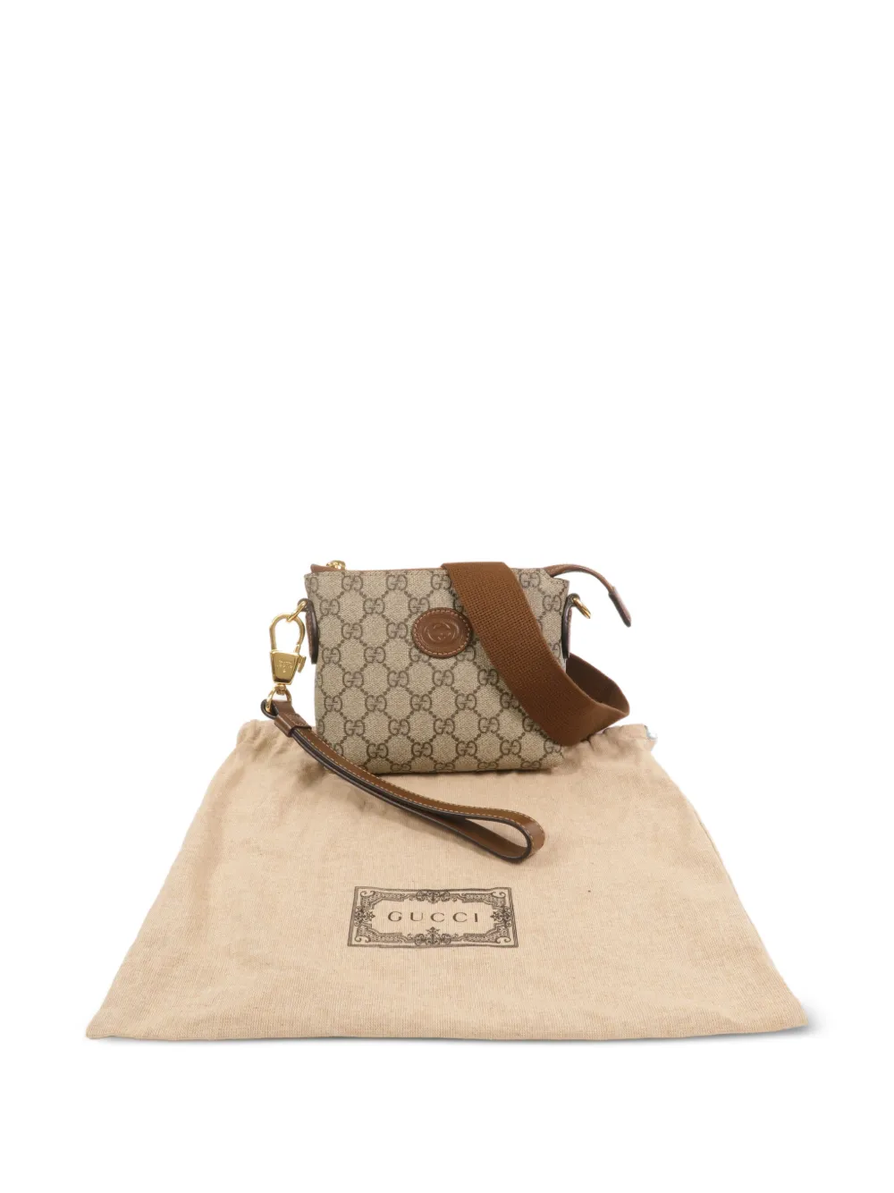 Gucci Pre-Owned GG メッセンジャーバッグ | ニュートラル | FARFETCH JP Gucci Pre-Owned GG メッセンジャーバッグ | ニュートラル | FARFETCH JP