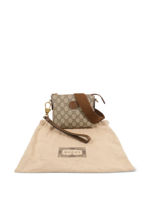 Gucci Pre-Owned GG メッセンジャーバッグ | ニュートラル | FARFETCH JP