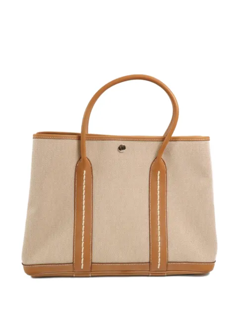 Hermès Pre-Owned Garden Party canvas tote bag