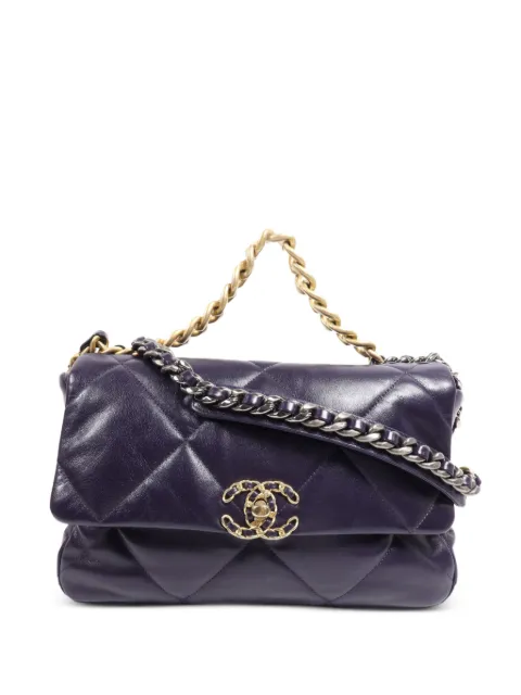 CHANEL Pre-Owned sac porté épaule matelassé Chanel 19