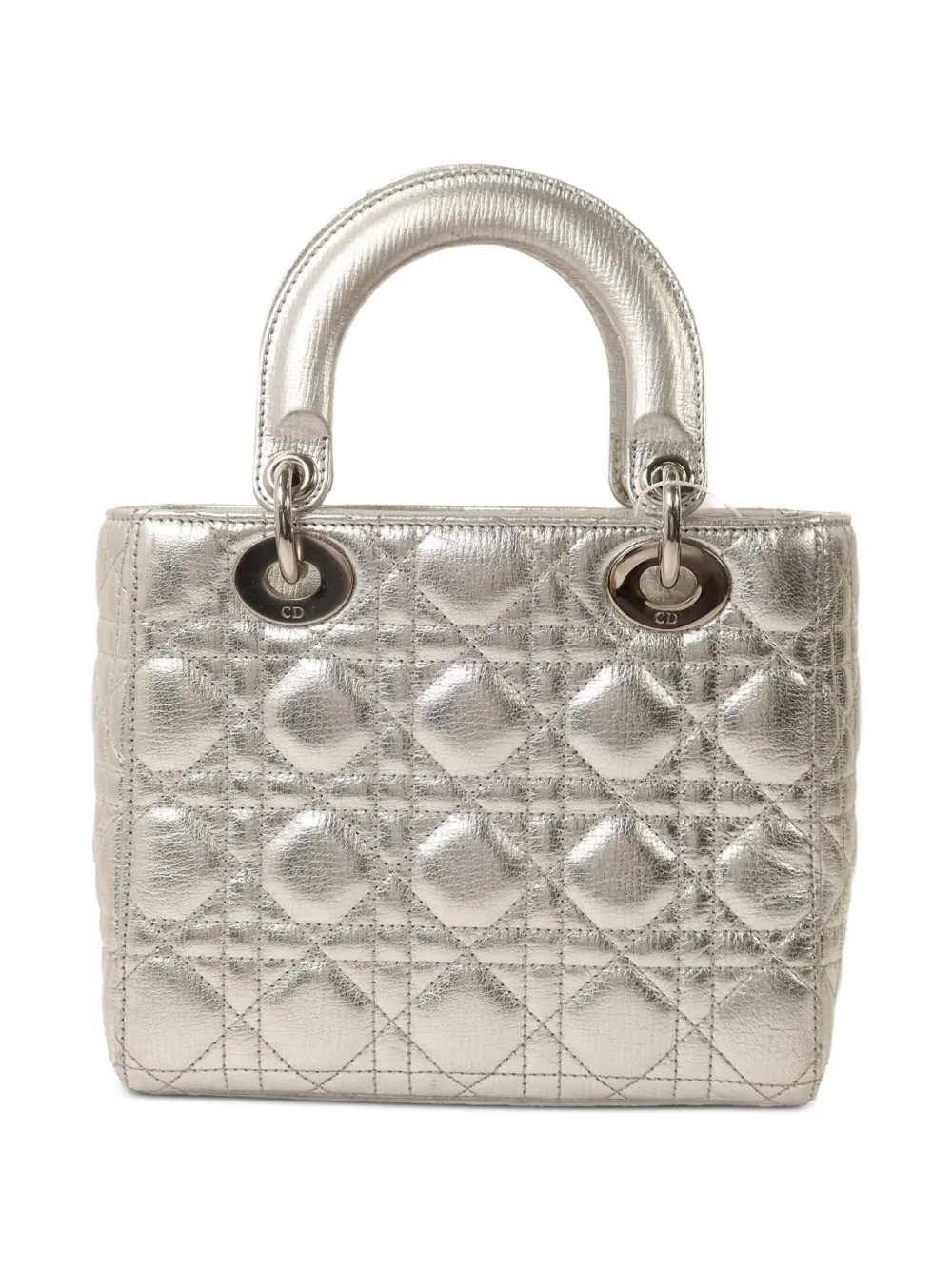 Christian Dior Pre-Owned Lady Dior My ABC Dior schoudertas Zilver