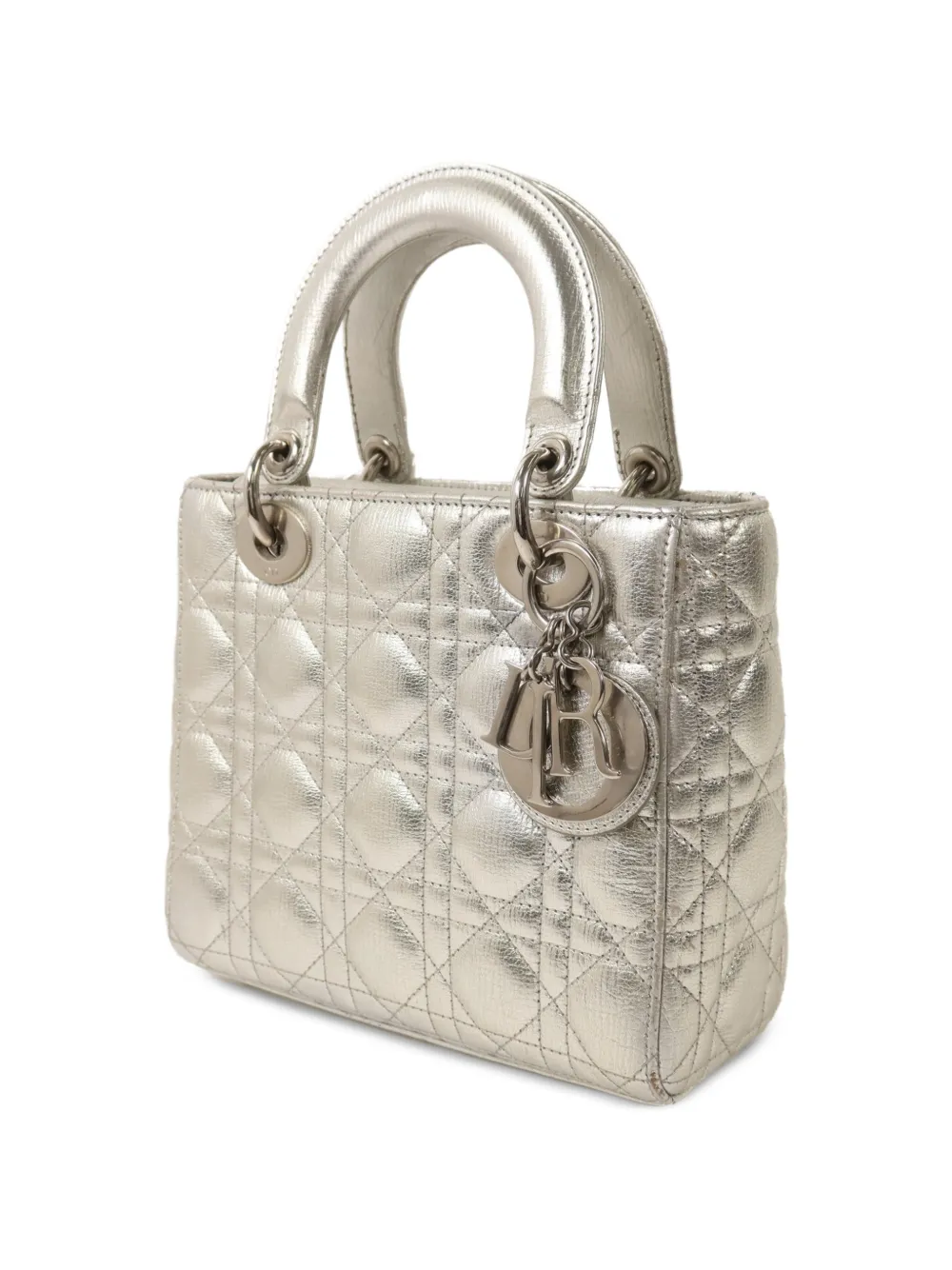 Christian Dior Pre-Owned Lady Dior My ABC Dior schoudertas Zilver