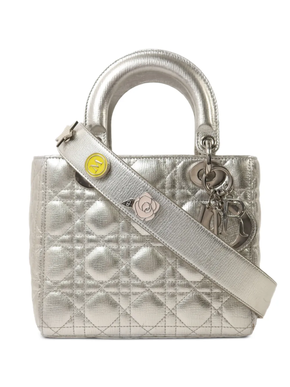 Christian Dior Pre-Owned Lady Dior My ABC Dior shoulder bag - Argento