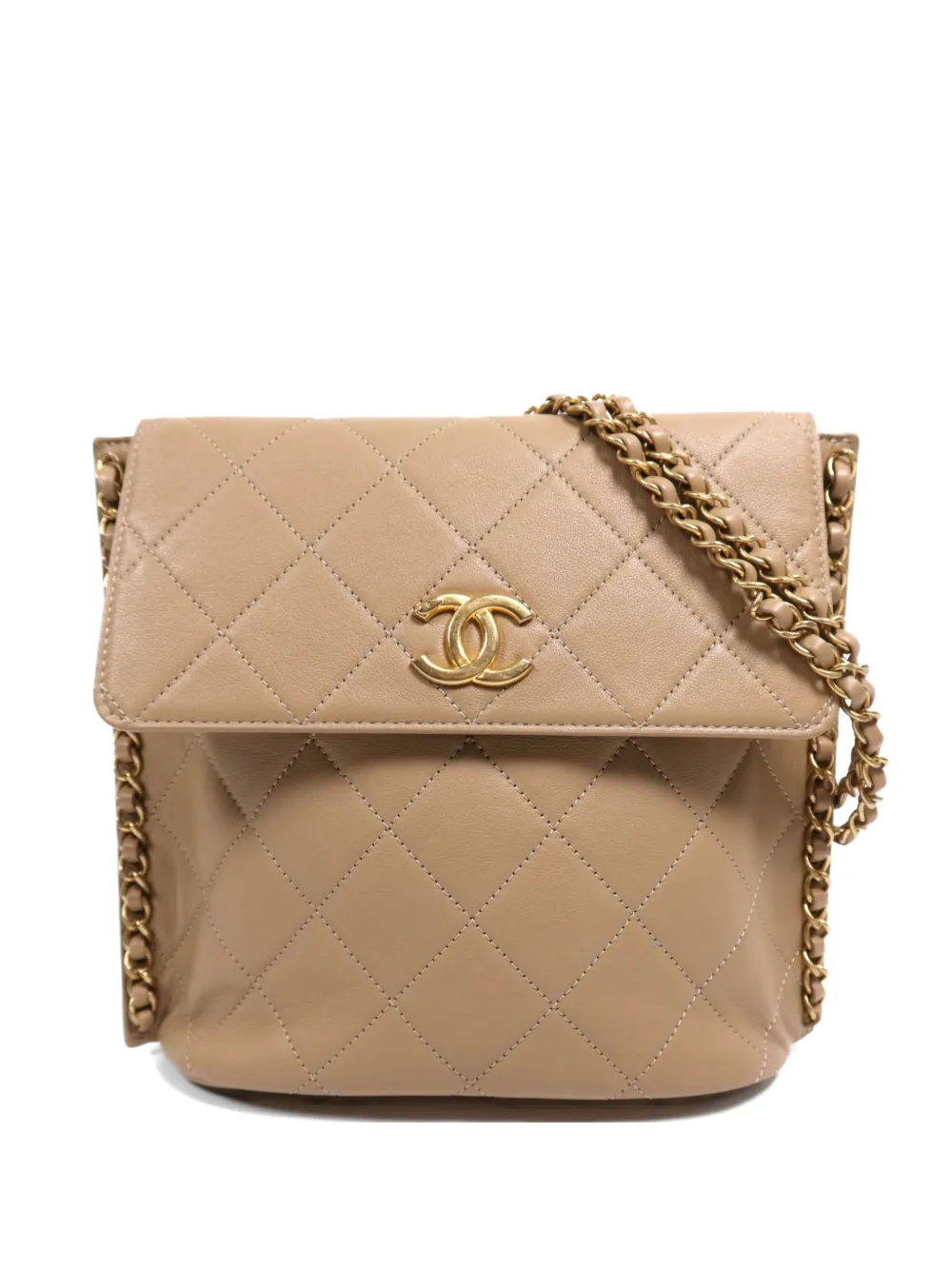 CHANEL Pre-Owned CC quilted shoulder bag - Toni neutri