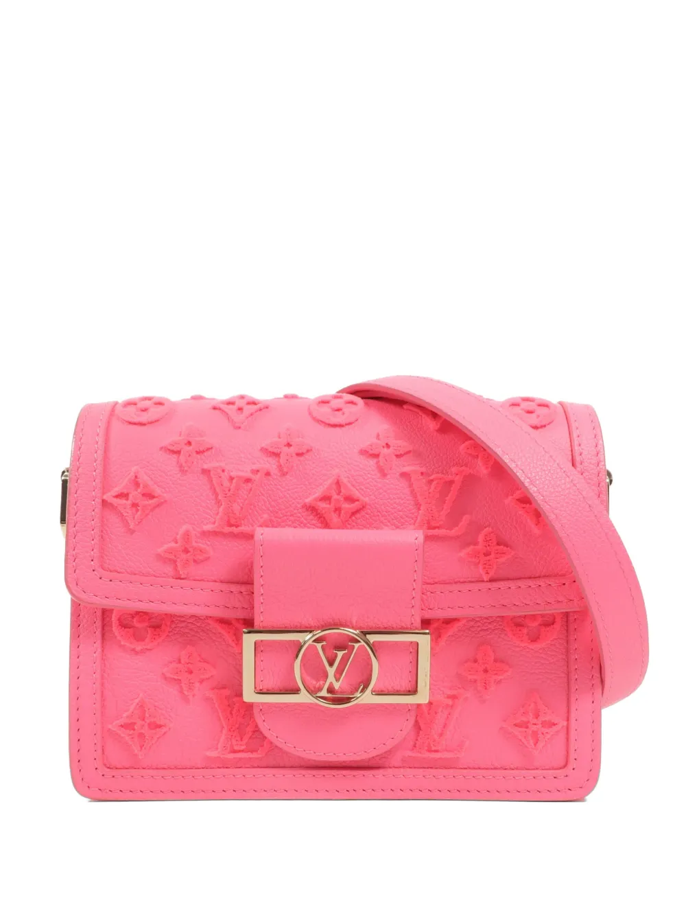 Louis Vuitton Pre-Owned Mini Dauphine tufted shoulder bag - Rosa