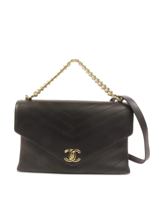 CHANEL Pre-Owned bolso de hombro con logo CC