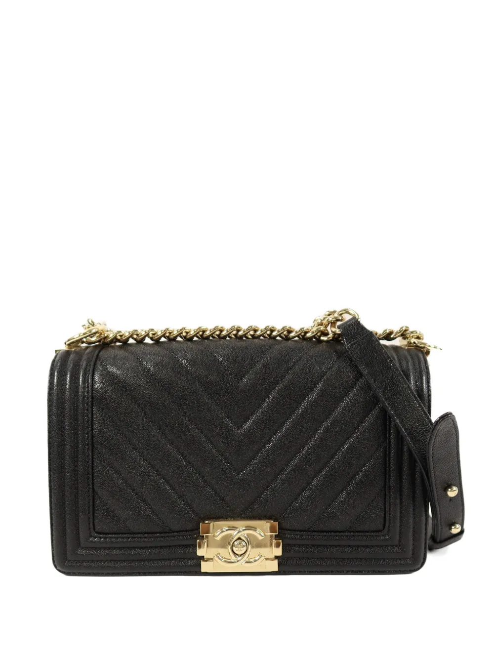 CHANEL Pre-Owned 25 Boy chain-strap shoulder bag - Nero